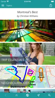 montreal's best: travel guide iphone screenshot 1