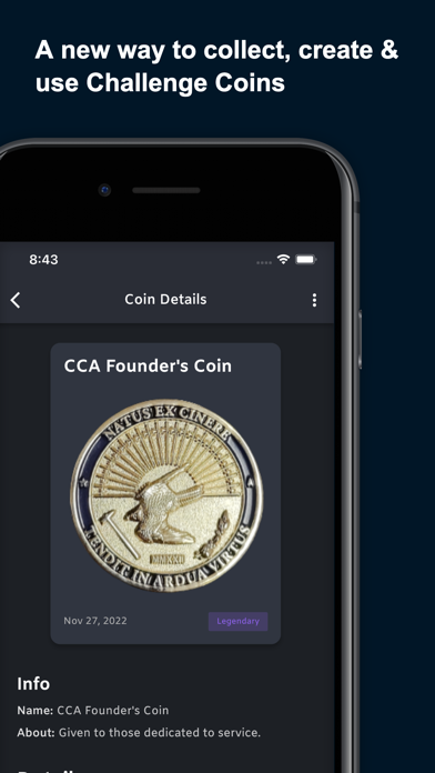 Challenge Coin App Screenshot