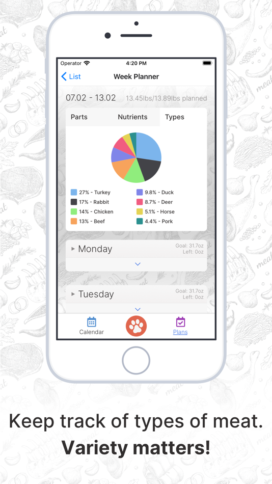 #10. BarfPlan (iOS) 由: Tomasz Niezurawski