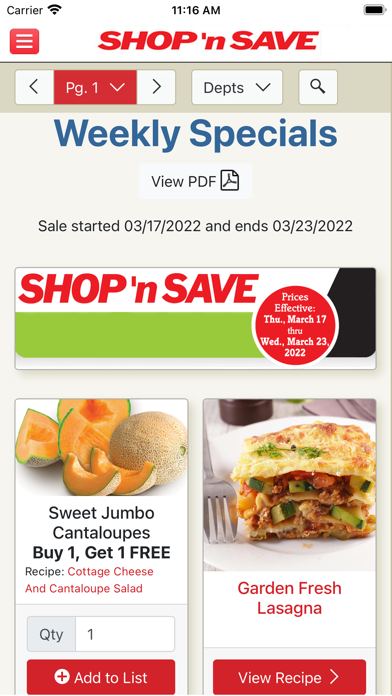 SHOP ’n SAVE Screenshot