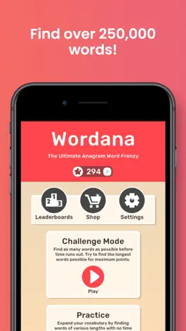 Game screenshot Wordana - Anagram Word Frenzy mod apk