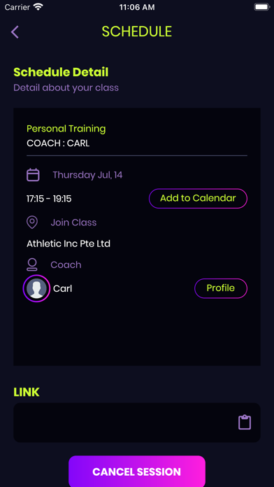 Athletic Inc Training Screenshot