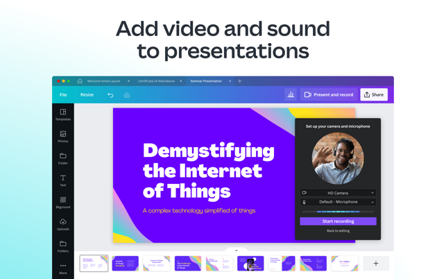 ‎Canva: Design, Photo & Video Screenshot