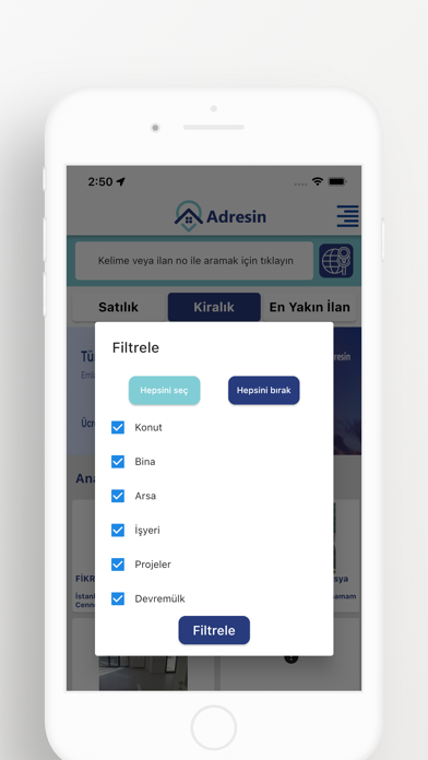 Adresin Screenshot