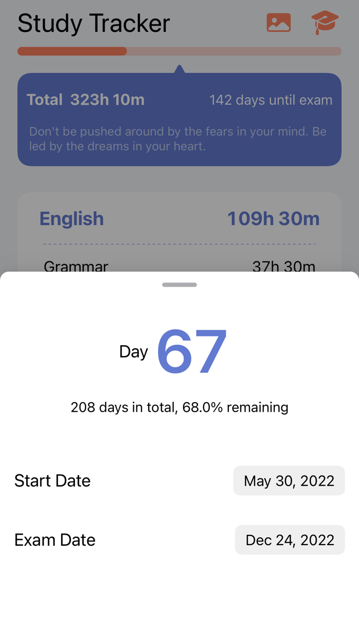 Study Tracker - Plan and Record