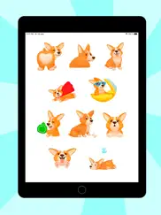 Корги - Стикеры для imessage айпад изображения 2