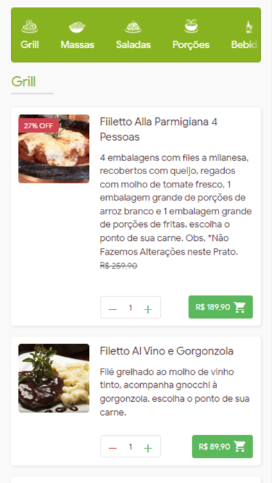 Pizzaria Felicità Screenshot 3 - AppWisp.com Pizzaria Felicità Screenshot 3 - AppWisp.com