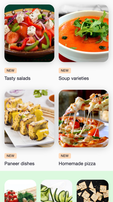 Vegetarian Keto Recipes App Screenshot
