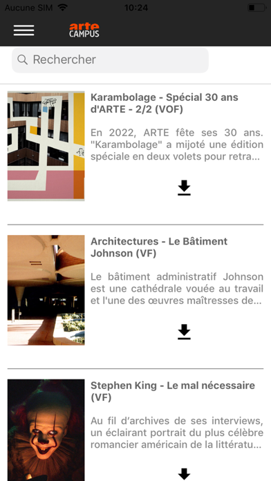 ARTE Campus Screenshot