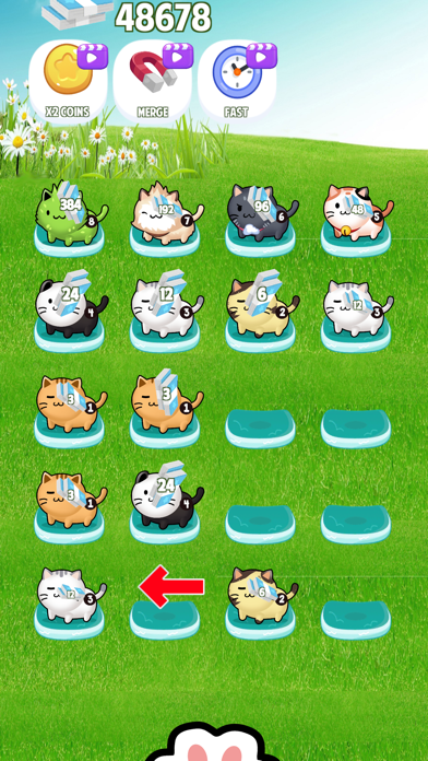 Idle Cat - Merge 2 Cats Screenshot