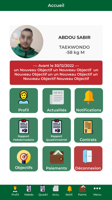 CNOM SPORTIFS Screenshot