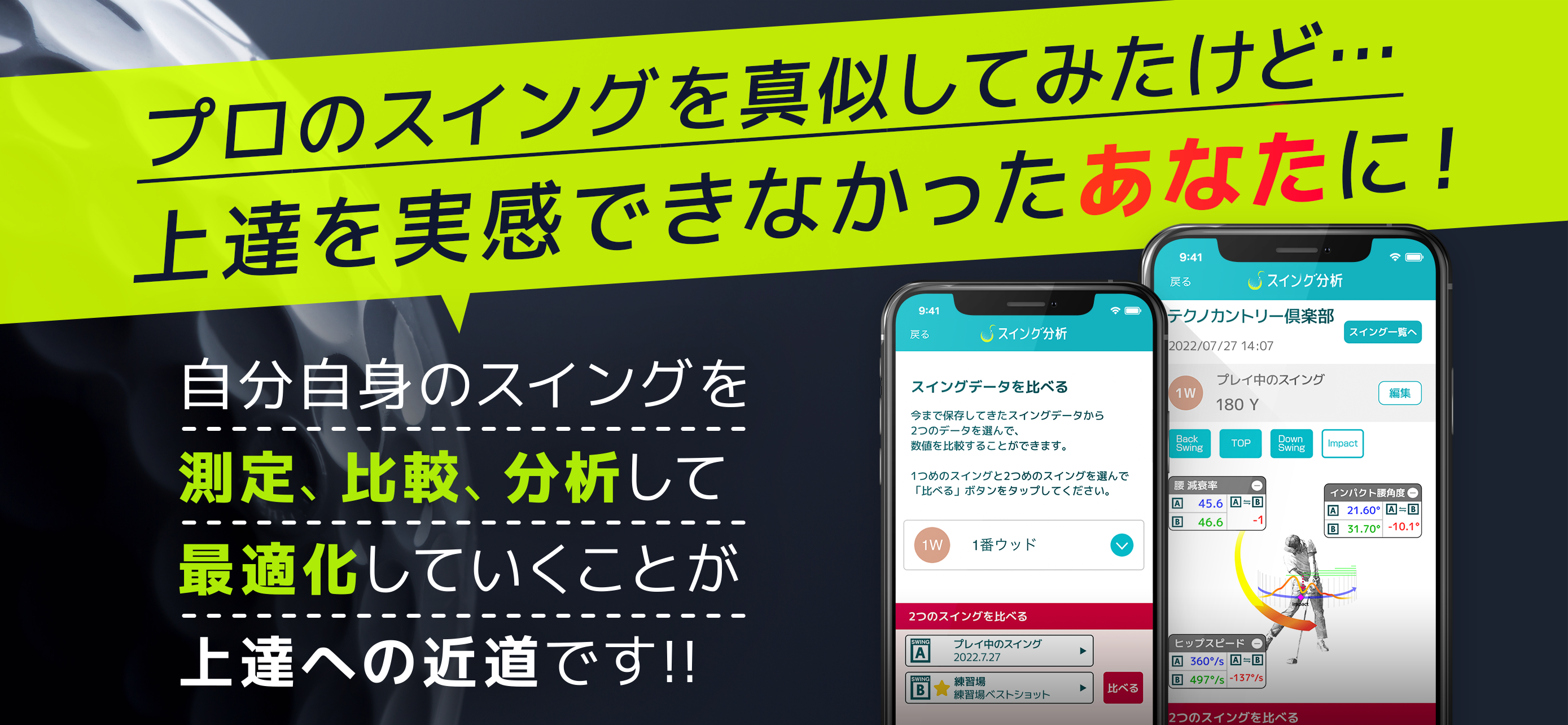 ゴルフ スイング分析 Ticket