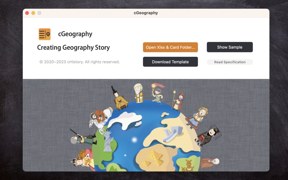 #1. cGeography: Tell Story on Map (macOS) 由: Xi'An Leshi Education Technology Co., Ltd.