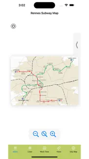 rennes subway map iphone screenshot 2