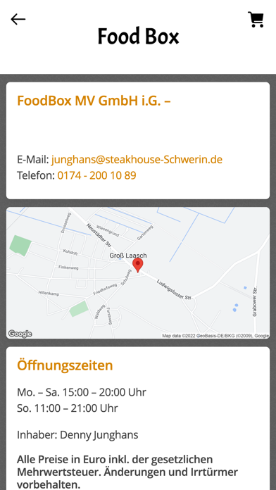 FoodBox MV GmbH Screenshot