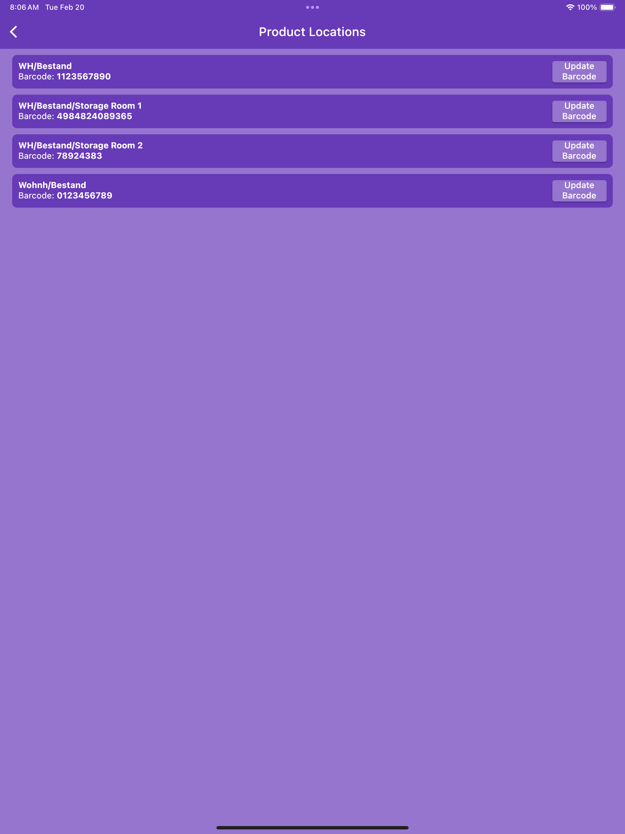 Insafety: Odoo Inventory App