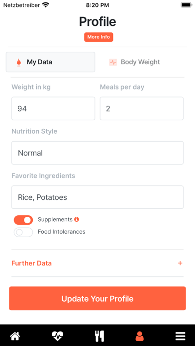 Getmyshape Screenshot
