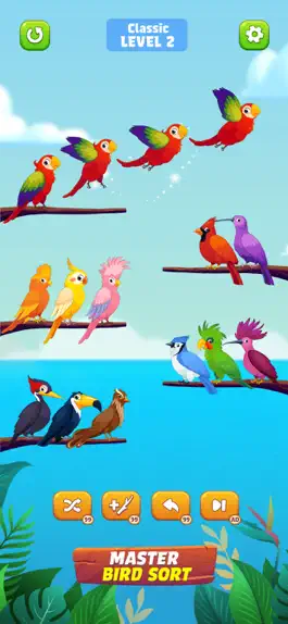 Game screenshot Bird Sort: Color Puzzle Game mod apk