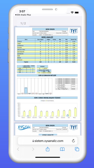 XYS Online Sınav Screenshot