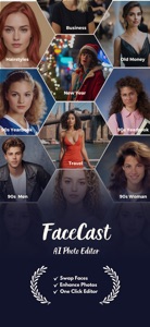 FaceCast - AI Photo Editor screenshot #1 for iPhone