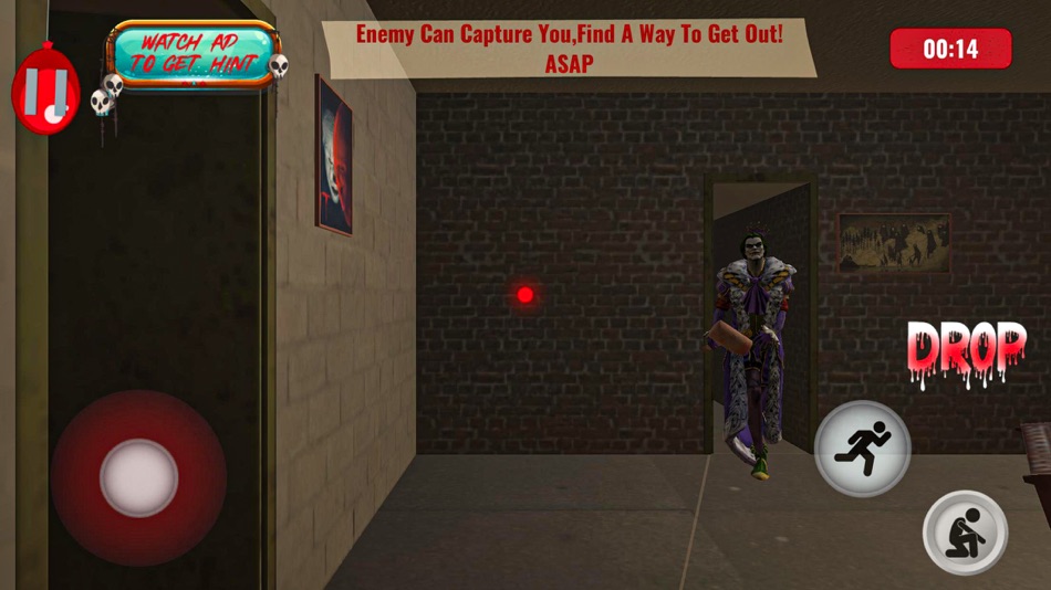 #5. Scary Clown Escape Horror Game (iOS) 由: Abdullah Bin Tariq