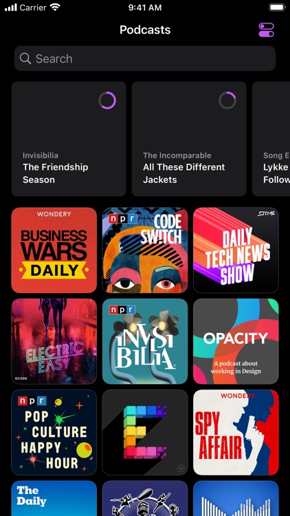 Podcast Player | Shadow