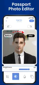 Passport Photo Maker - Visa/ID screenshot #3 for iPhone