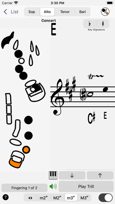 Fingering Woodwinds for iPhone Screenshot