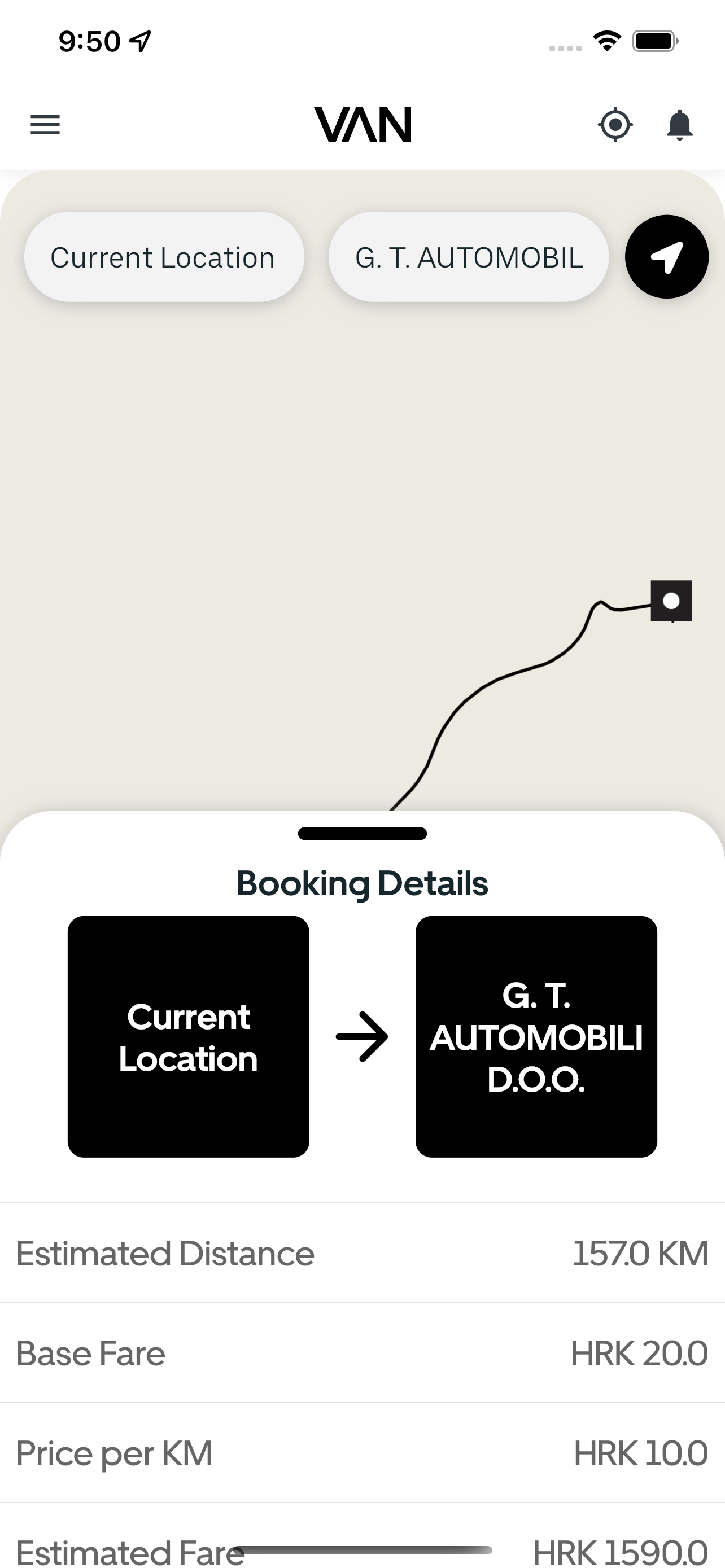 VAN Taxi Transfers