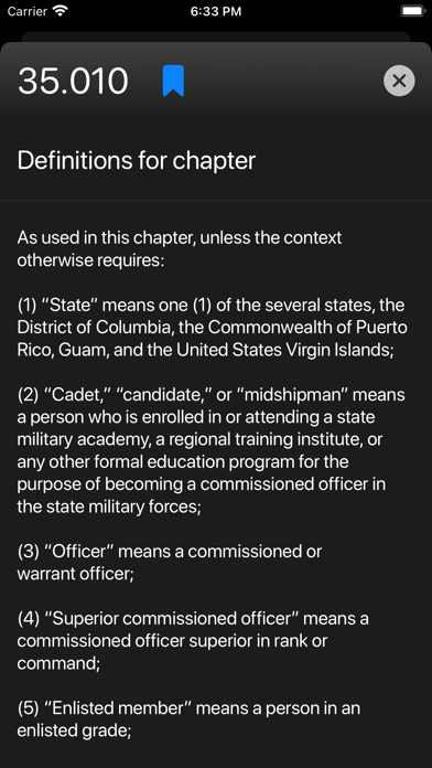 Kentucky Law Codes Screenshot