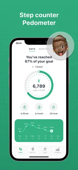 Game screenshot Step Counter & Tracker - GoArt mod apk