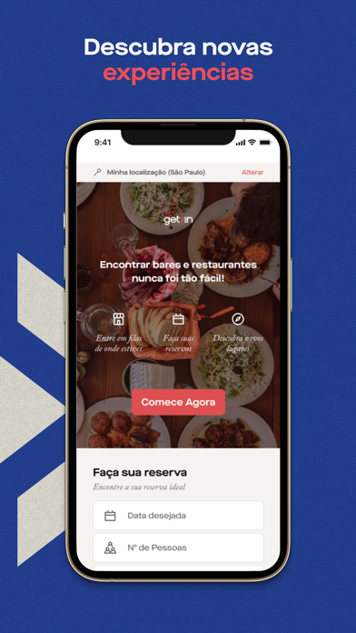 Get In: Restaurantes e Bares Screenshot