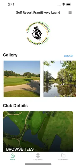 Game screenshot Golf Resort Františkovy Lázně mod apk