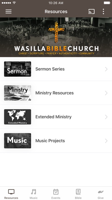 Wasilla Bible Church Screenshot