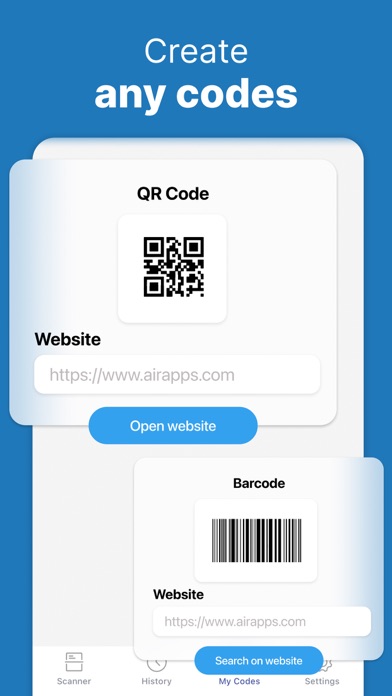 QR Code Reader · Screenshot
