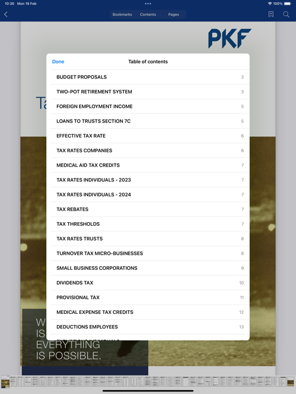 Screenshot #6 pour PKF Tax Guide