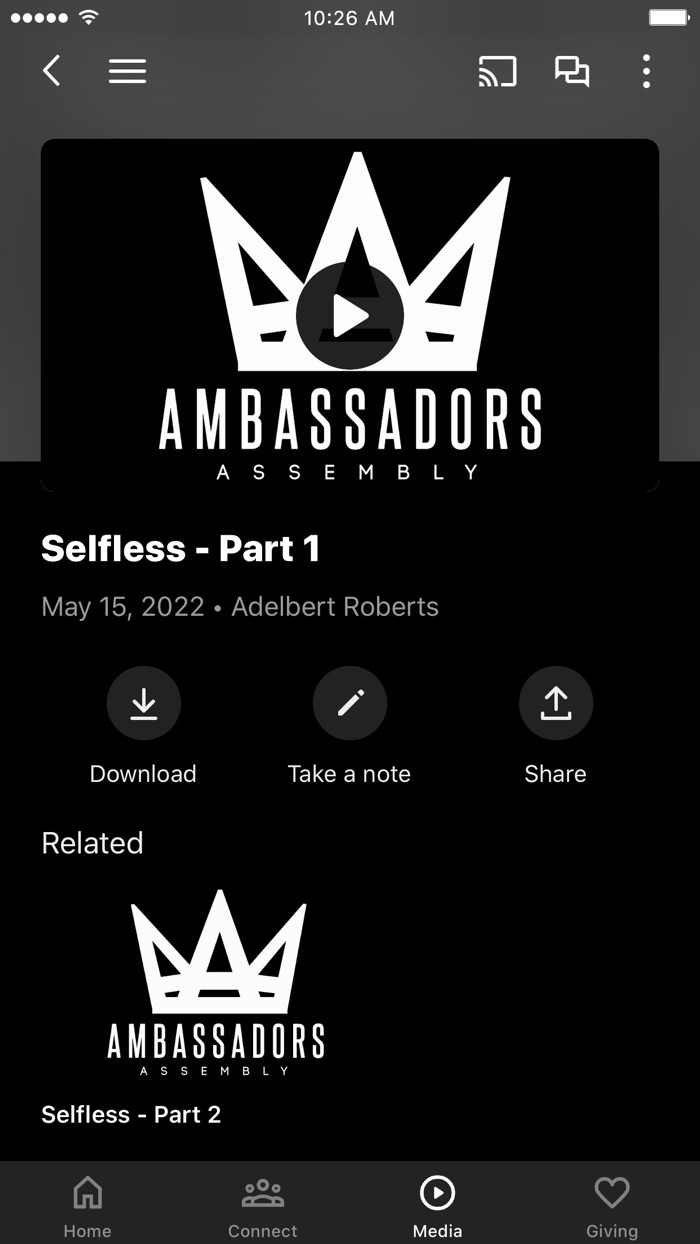 Ambassadors Assembly