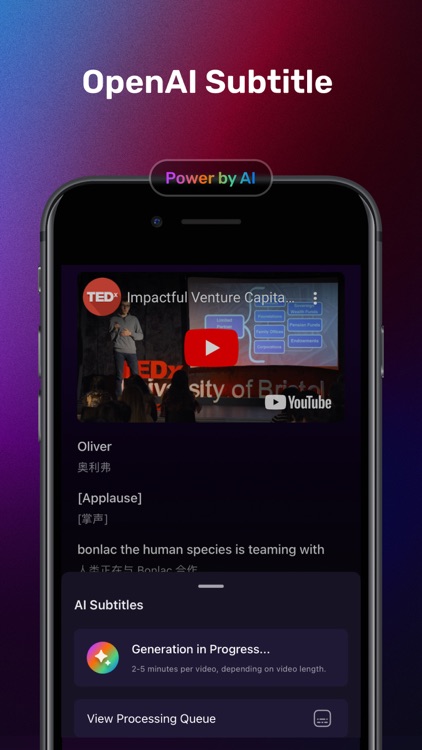 Trancy-Language learning tube