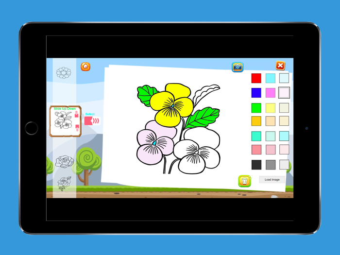 Coloring Flower Animals