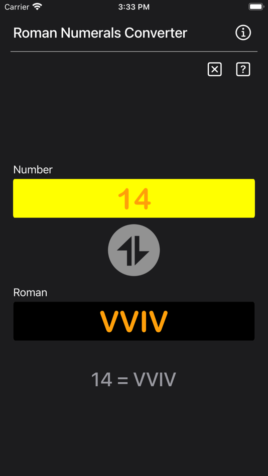 #9. Roman Numerals Converter Plus (iOS) By: Heng Jia Liang