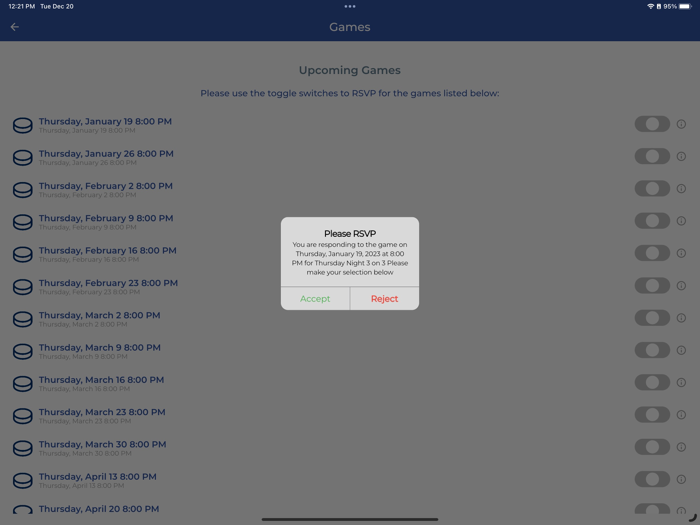 HappyRoster pickup sports app