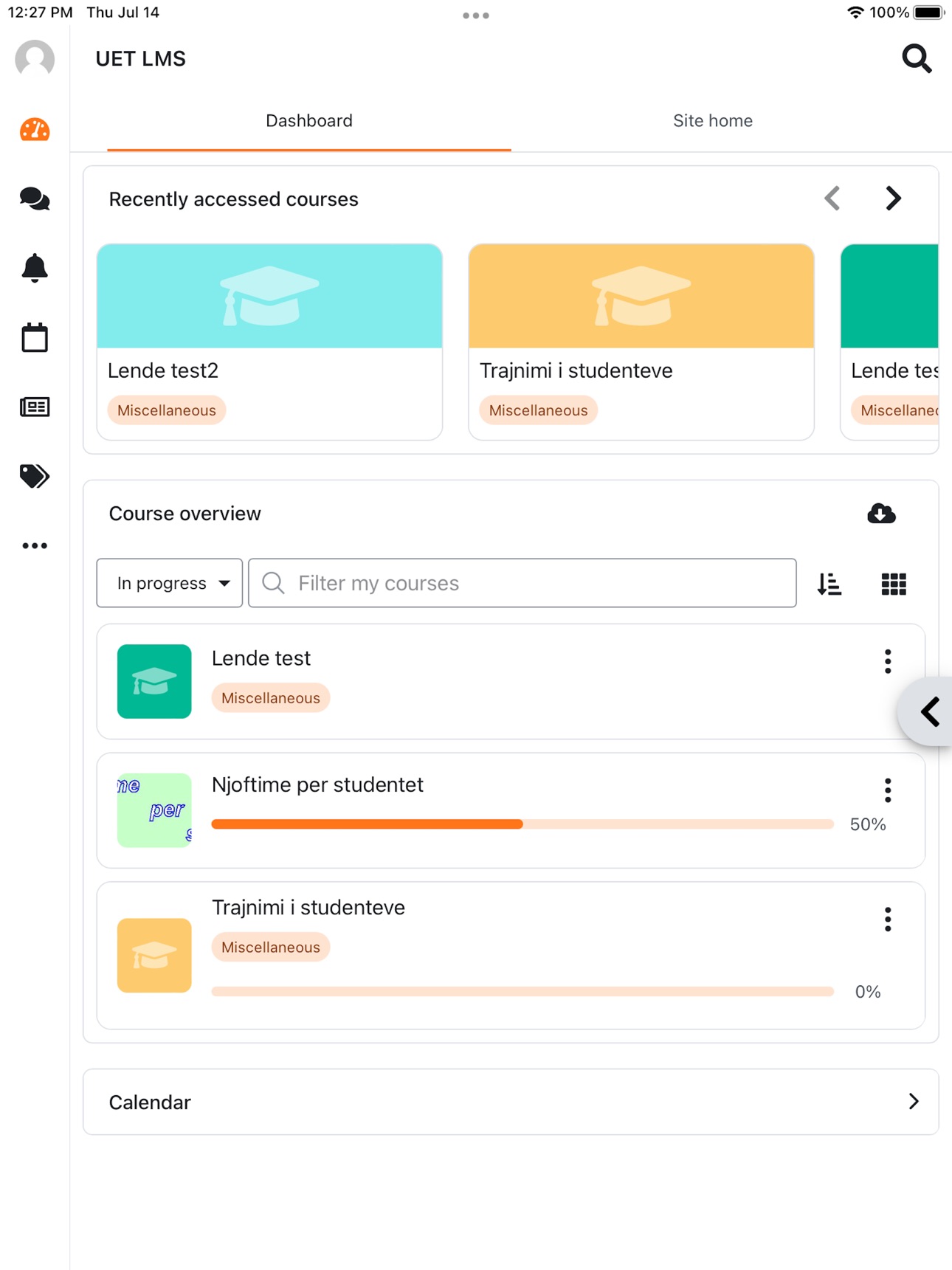 Screenshot 6 of UET LMS