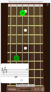 guitar sight reading trainer iphone screenshot 2