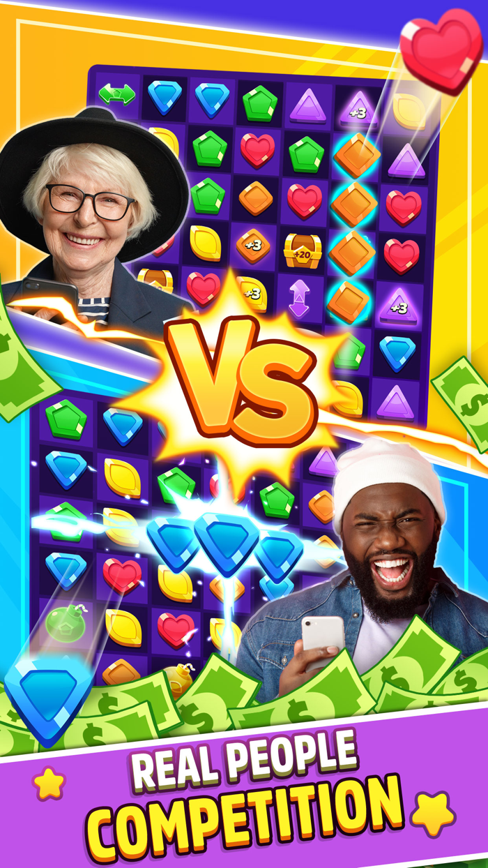 Match 3 Win Cash Real Money