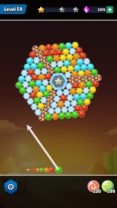 Bubble Cloud: Shooter Spinner Screenshot