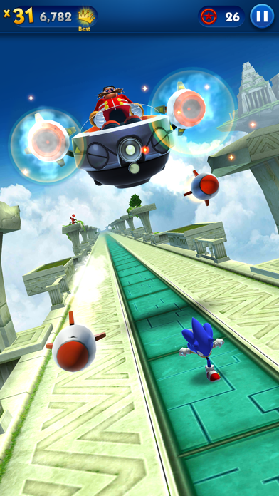 Sonic Dash Endless Runner Game Screenshot