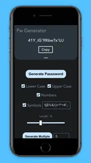 pro passwords generator iphone screenshot 1