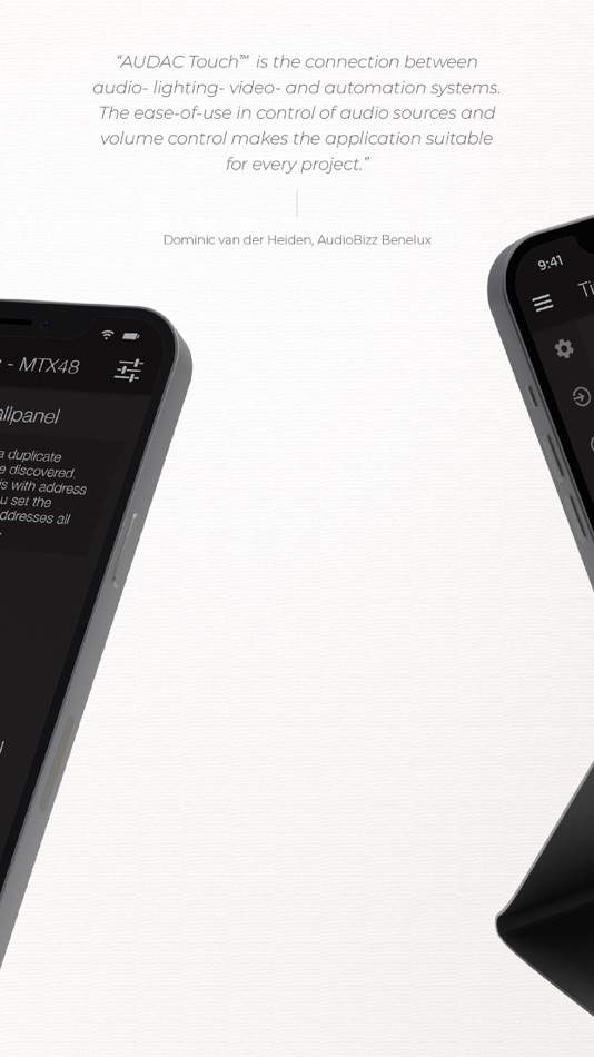 #9. AUDAC Touch 2 (iOS) By: Audac