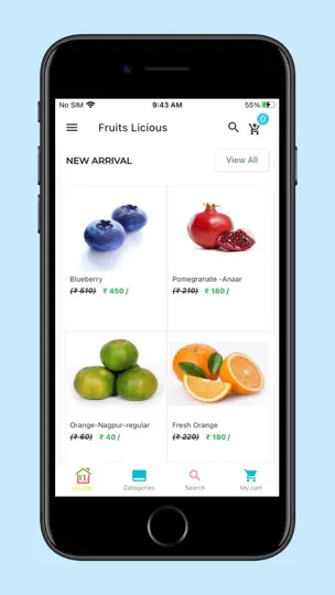 Capture d'écran de Fruits Licious sur iPhone 4