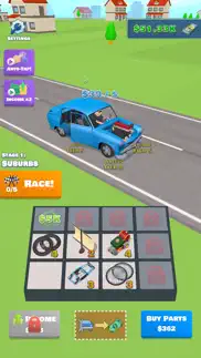 idle racer: tap, merge & race iphone screenshot 1
